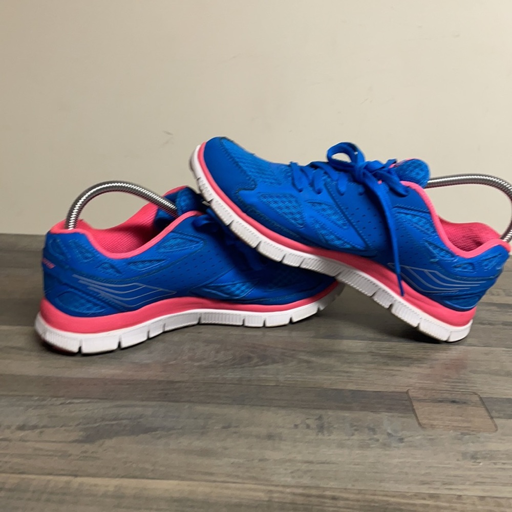 Sketchers women’s sneakers blue size 10 used good condition - Picture 7 of 13
